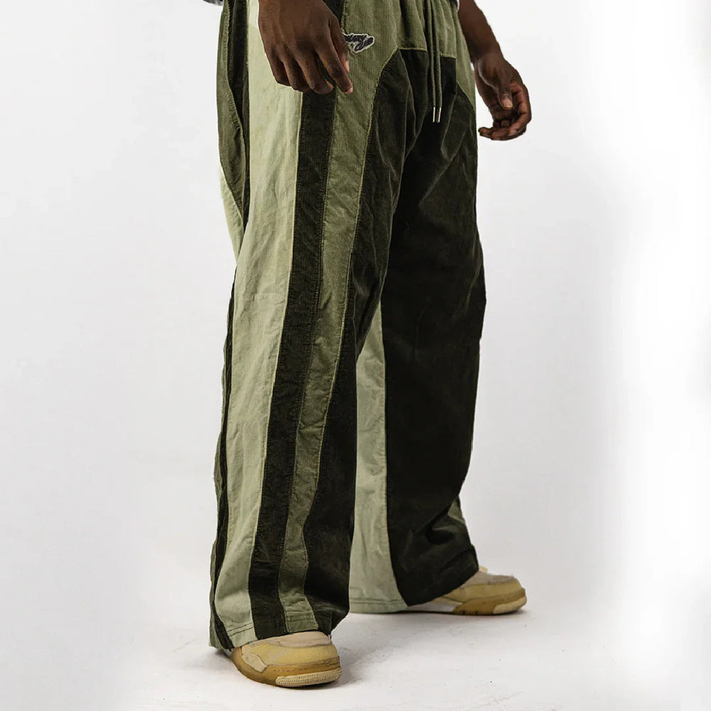 "RADIANT AURA" WIDE LEG SWEATS   (TRIPLE JADE)
