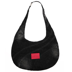 VZNARY "TWIST OF FATE" JUMBO BAG ( BLACK )