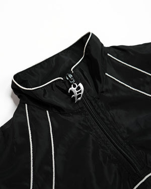 “RADIANT AURA” NYLON TRACK JACKET (NIGHT PULSE)
