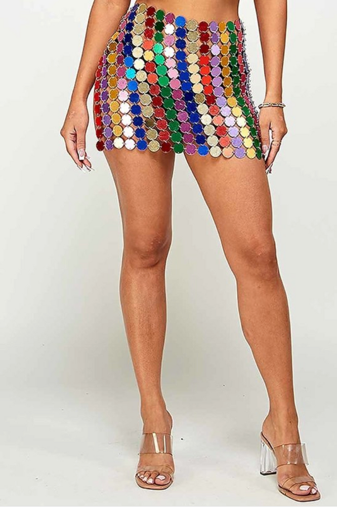 Disco Mirror Skirt