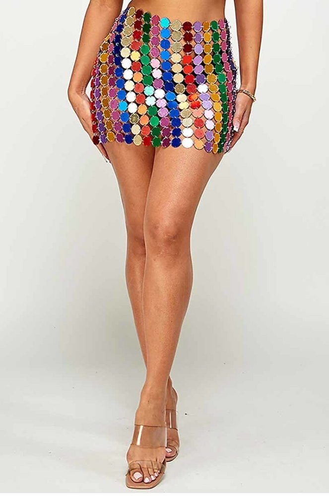 Disco Mirror Skirt