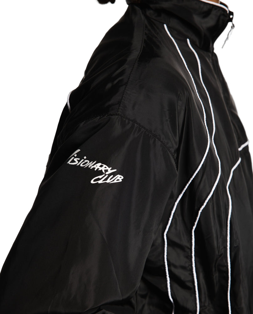 “RADIANT AURA” NYLON TRACK JACKET (NIGHT PULSE)