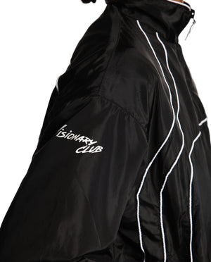 “RADIANT AURA” NYLON TRACK JACKET (NIGHT PULSE)