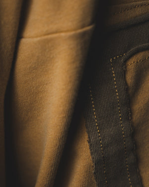 "GOLDEN WHEAT" PANELED OVERSIZED JERSEY