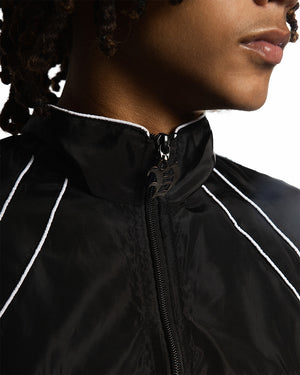 “RADIANT AURA” NYLON TRACK JACKET (NIGHT PULSE)