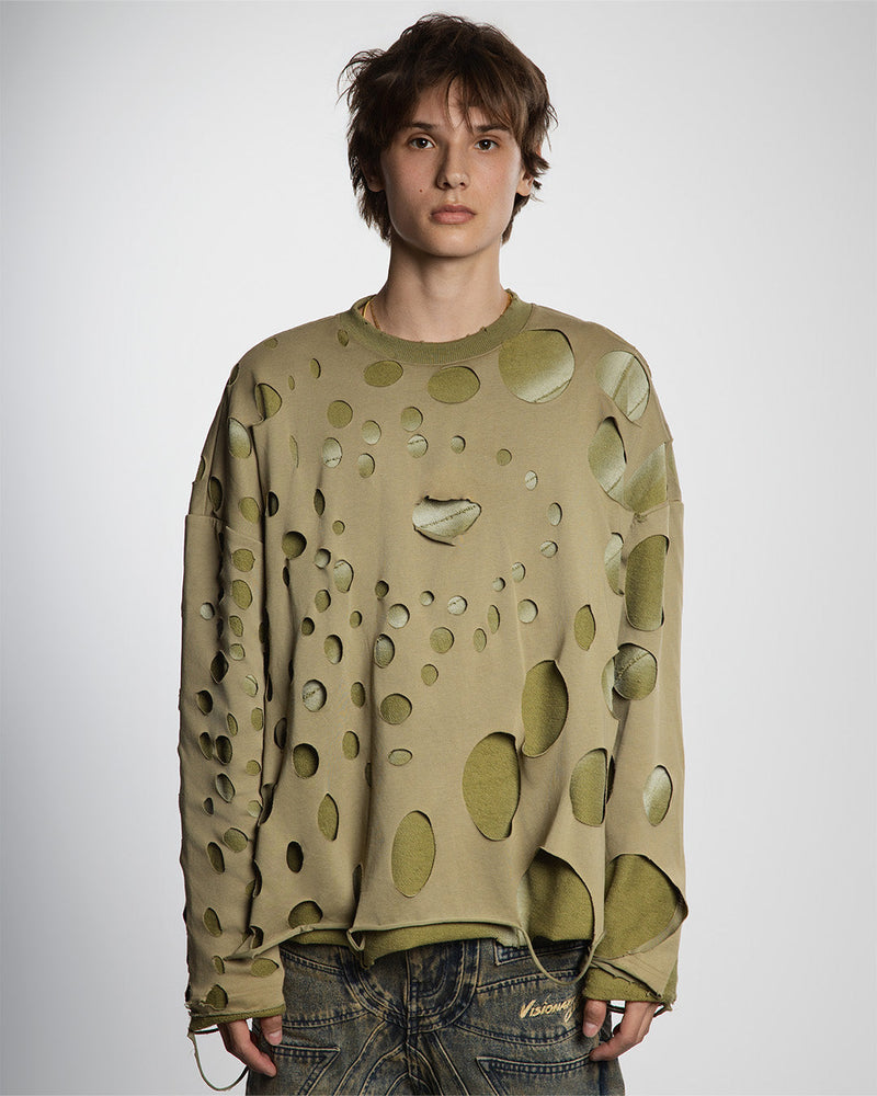 "VEIL OF DESIRE" LONG SLEEVE (GREEN)