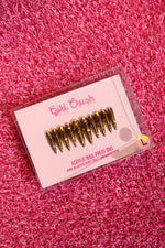 Gold Drip Press On Nails