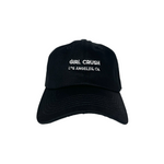 Black 'Girl Crush' LA Dad Hat