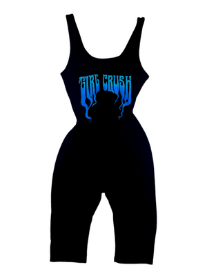 
            
                Load image into Gallery viewer, Blue/Black &amp;#39;Girl Crush&amp;#39; Romper
            
        