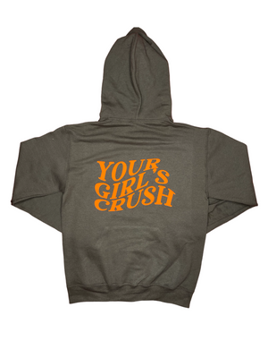 
            
                Load image into Gallery viewer, Brown &amp;#39;Your Girl&amp;#39;s Crush&amp;#39; Hoodie
            
        