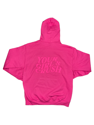 
            
                Load image into Gallery viewer, Pink &amp;#39;Your Girl&amp;#39;s Crush&amp;#39; Hoodie
            
        