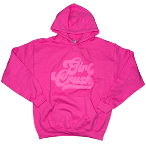 
            
                Load image into Gallery viewer, Pink Retro &amp;#39;Girl Crush&amp;#39; Hoodie
            
        