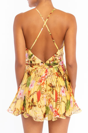 
            
                Load image into Gallery viewer, Yellow Tropical Chain Romper
            
        