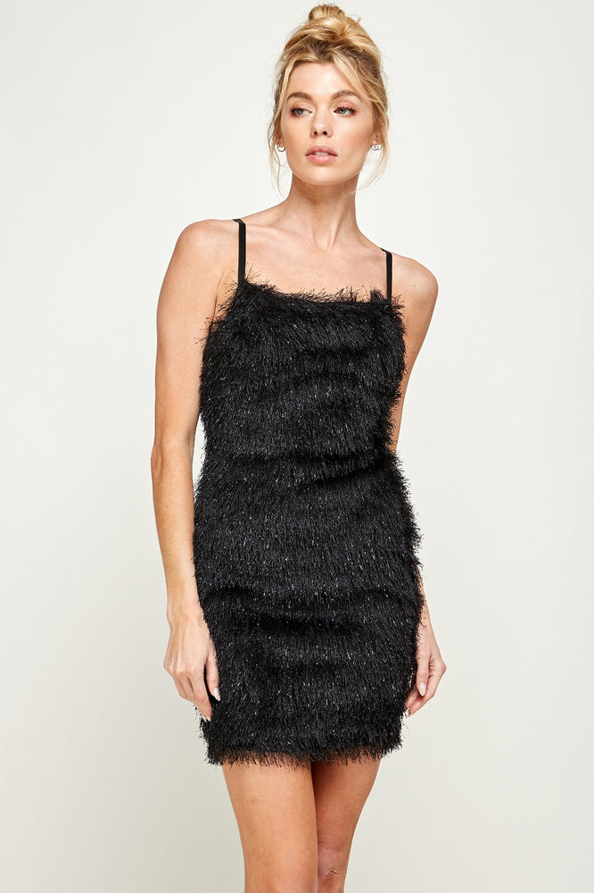 Fuzzy Black Dress Girl Crush Fuzzy Black Dress Girl Crush