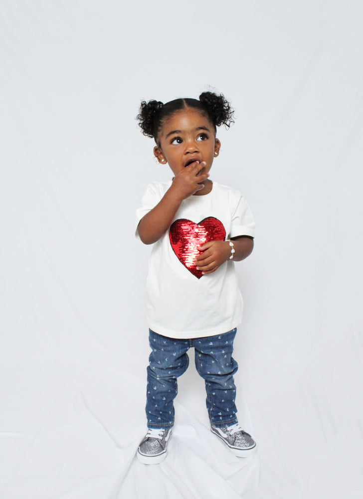 
            
                Load image into Gallery viewer, Sequin Heart Shirt
            
        